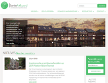 Tablet Screenshot of lente-akkoord.nl
